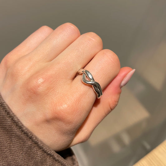 Twisted Sterling Silver Ring (One-off)