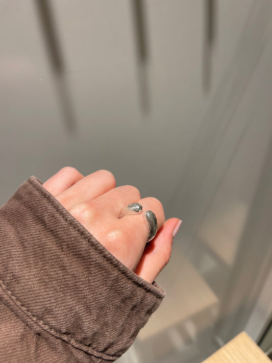 Chunky Open Sterling Silver Ring