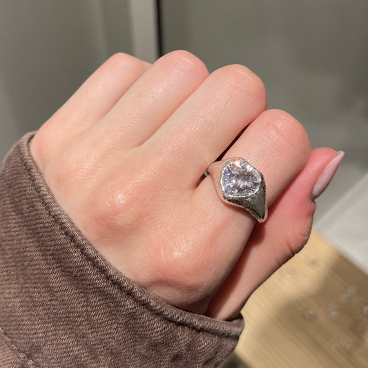 Chunky Big Heart Ring