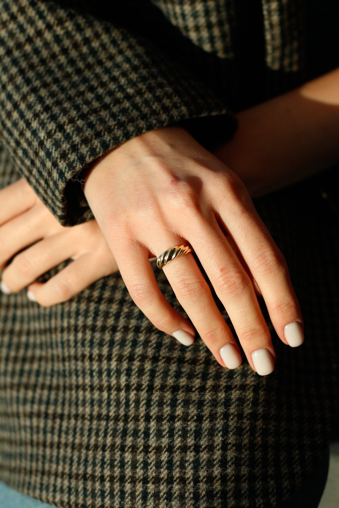 Twist Vintage Dainty Ring