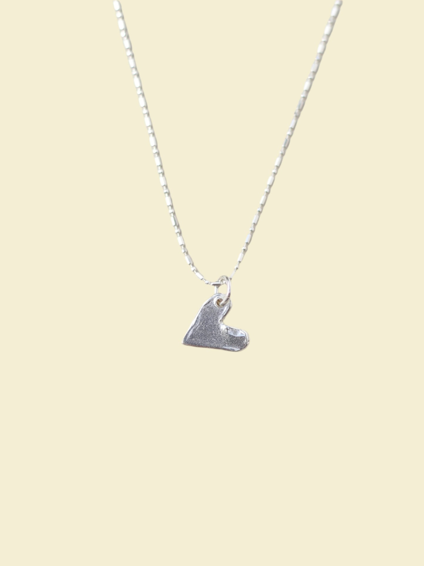 Handmade Heart Charm Pendant Necklace