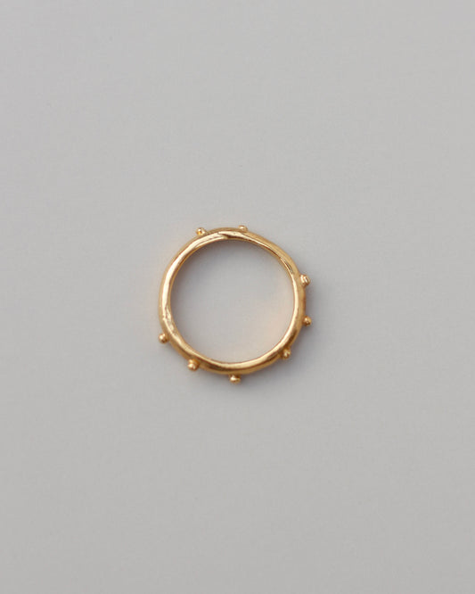 Bubbly Stacker Ring Gold (Chunky)