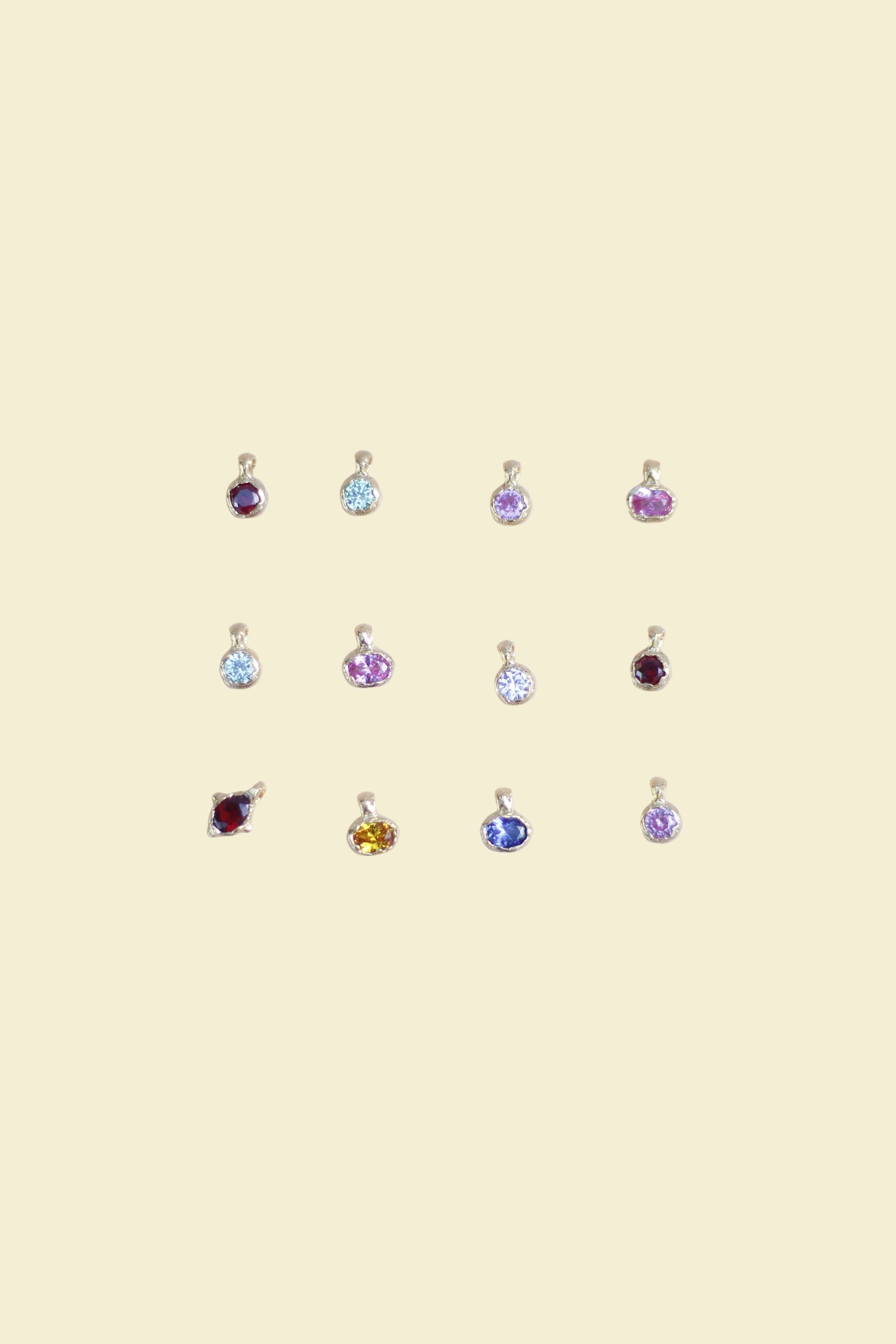 Yellow Lab-Grown Sapphire Oval Silver Necklace