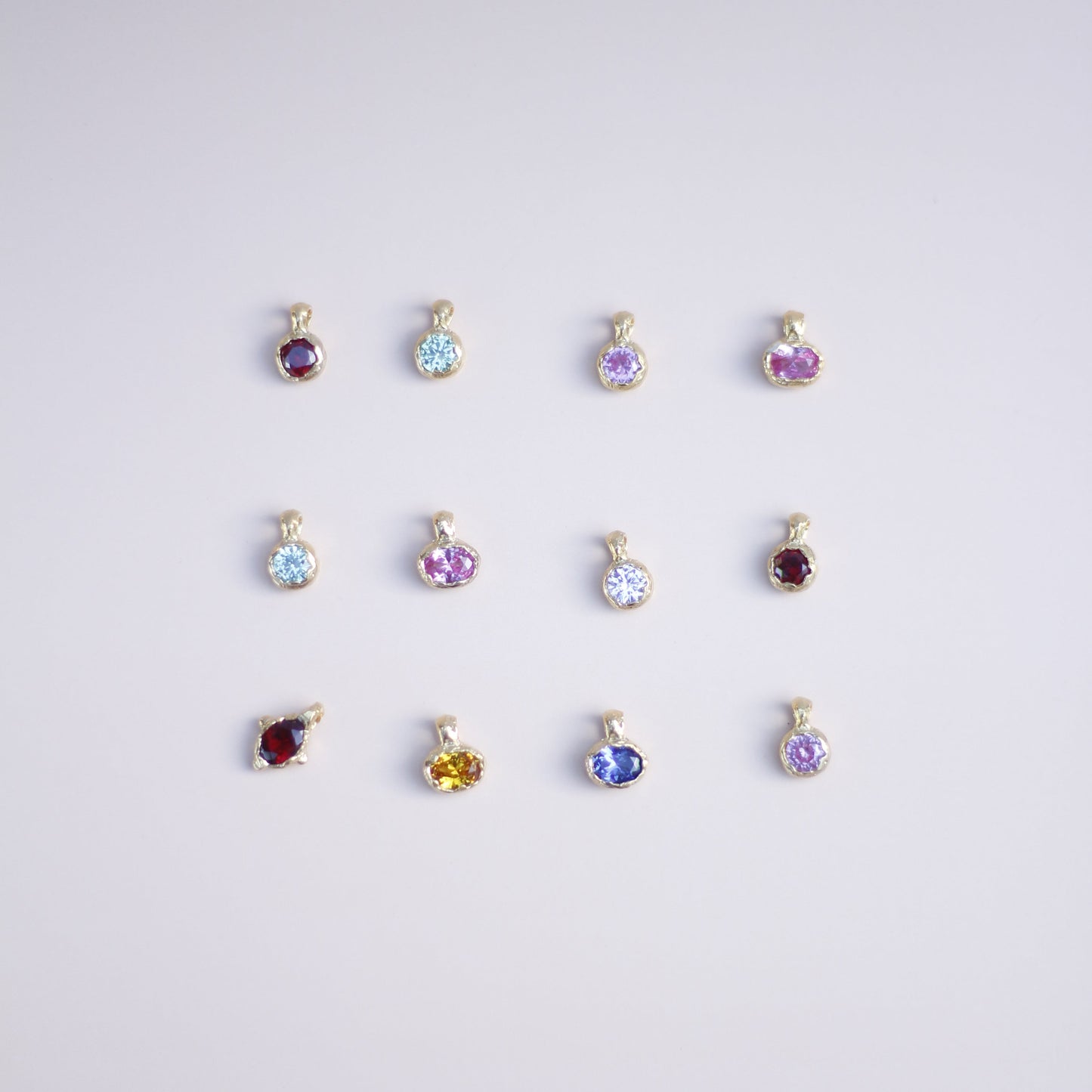 Blue Lab-Grown Sapphire Oval Silver Necklace