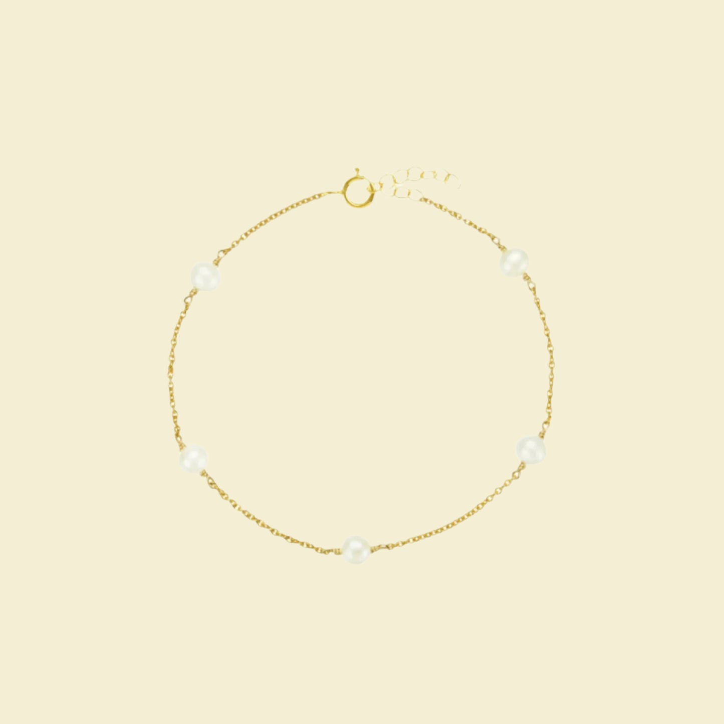 Pearl Station Chain Bracelet