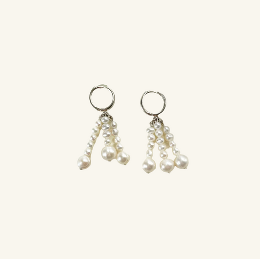 Chou Chou Freshwater Pearl Dangle Earrings