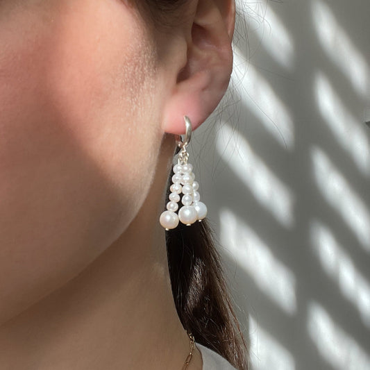 Chou Chou Freshwater Pearl Dangle Earrings