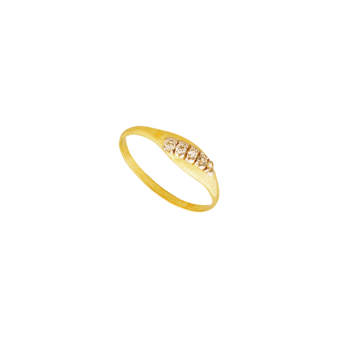 Oyster Slim Signet Dainty Ring