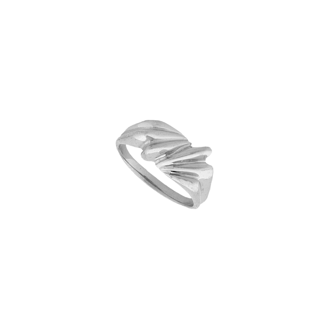 Twist Statement Dainty Ring Sterling Silver