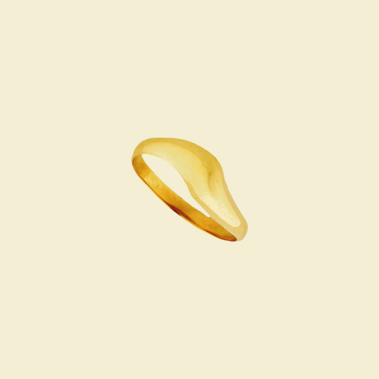 Bold Wave Dainty Ring