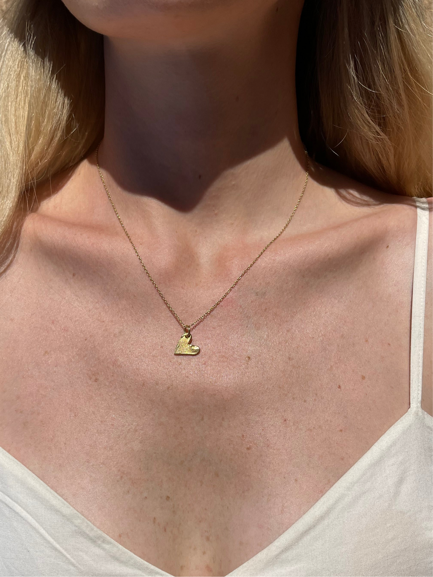 Handmade Heart Charm Pendant Necklace