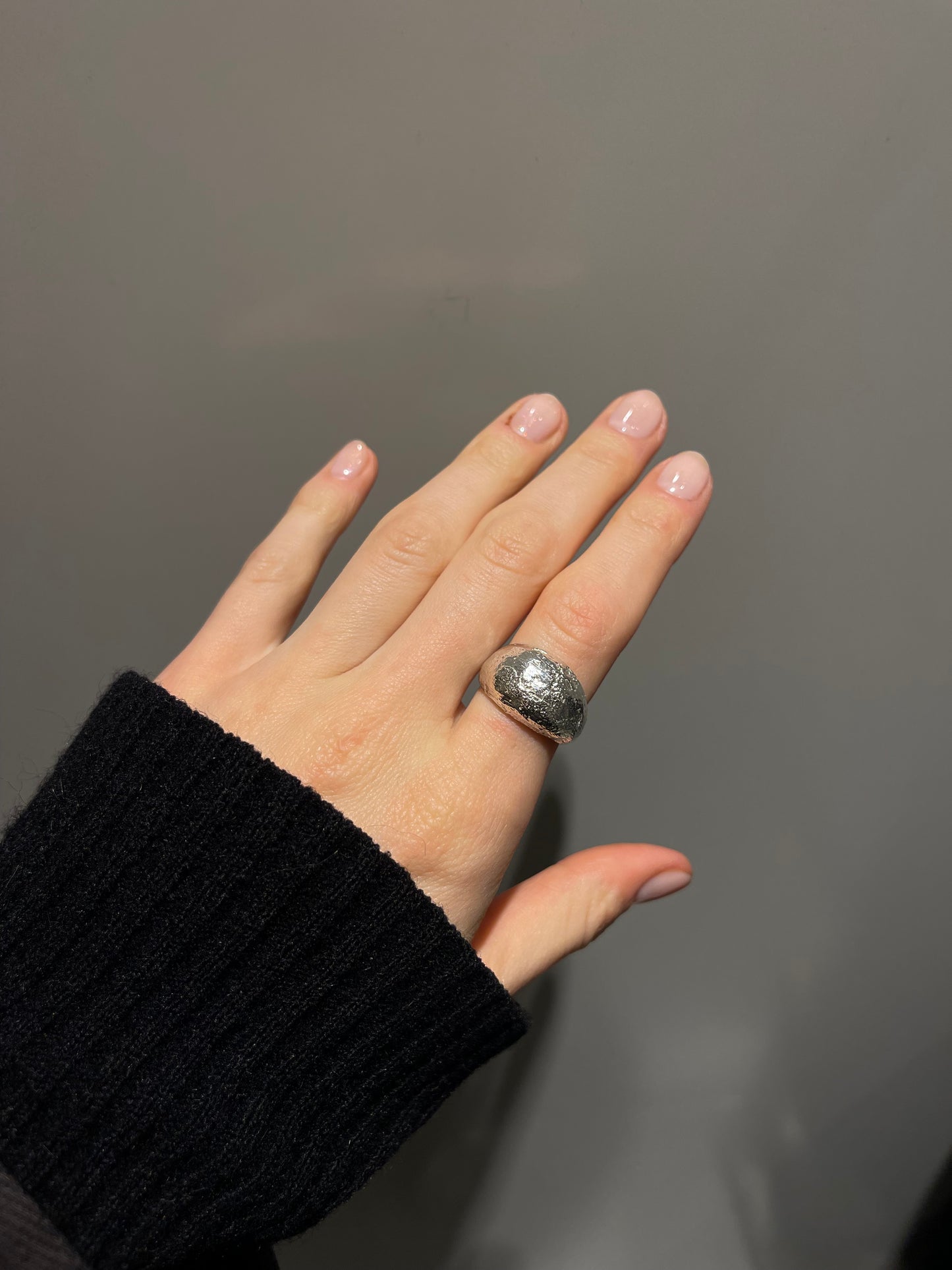 Chunky Sterling Silver Dome Ring