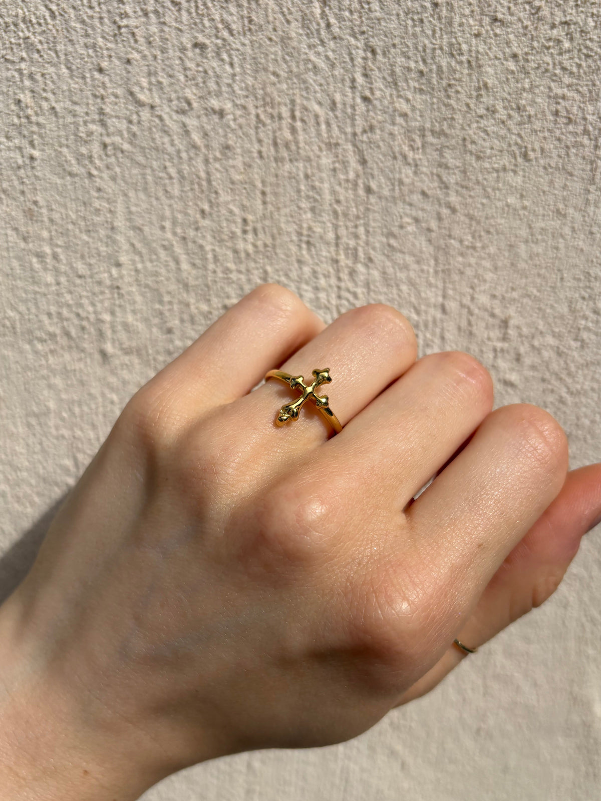 Cross Sterling Silver Ring