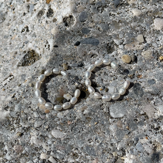 Natural Pearl Hoops