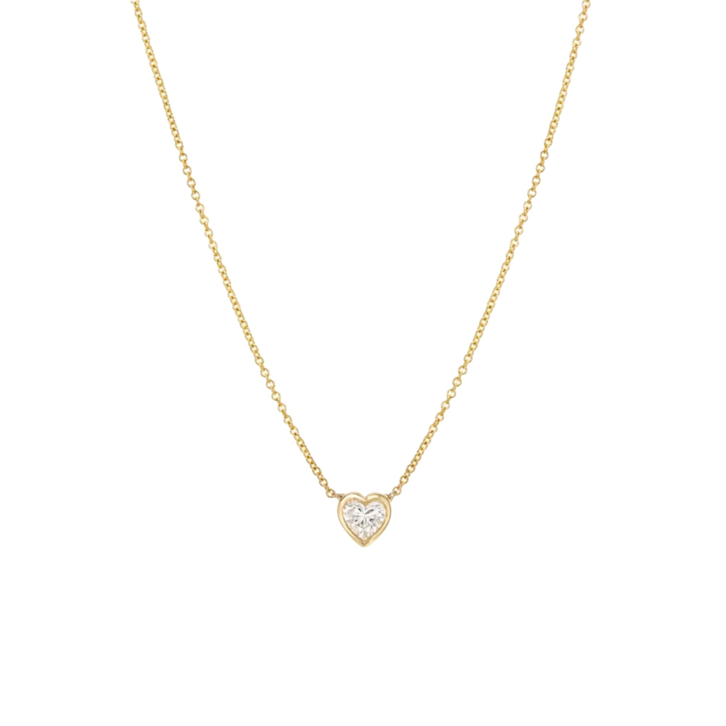 Heart Necklace with Cubic Zirconia