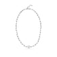 Chunky Paperclip Pearl Necklace