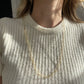 Long Thin Link Chain Necklace