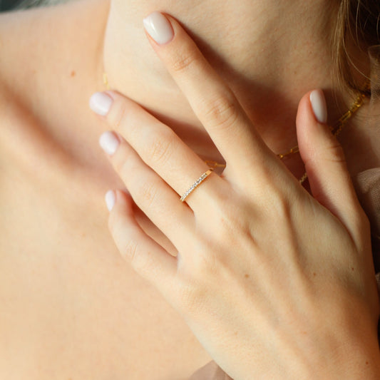 Shiny Stacker Dainty Ring