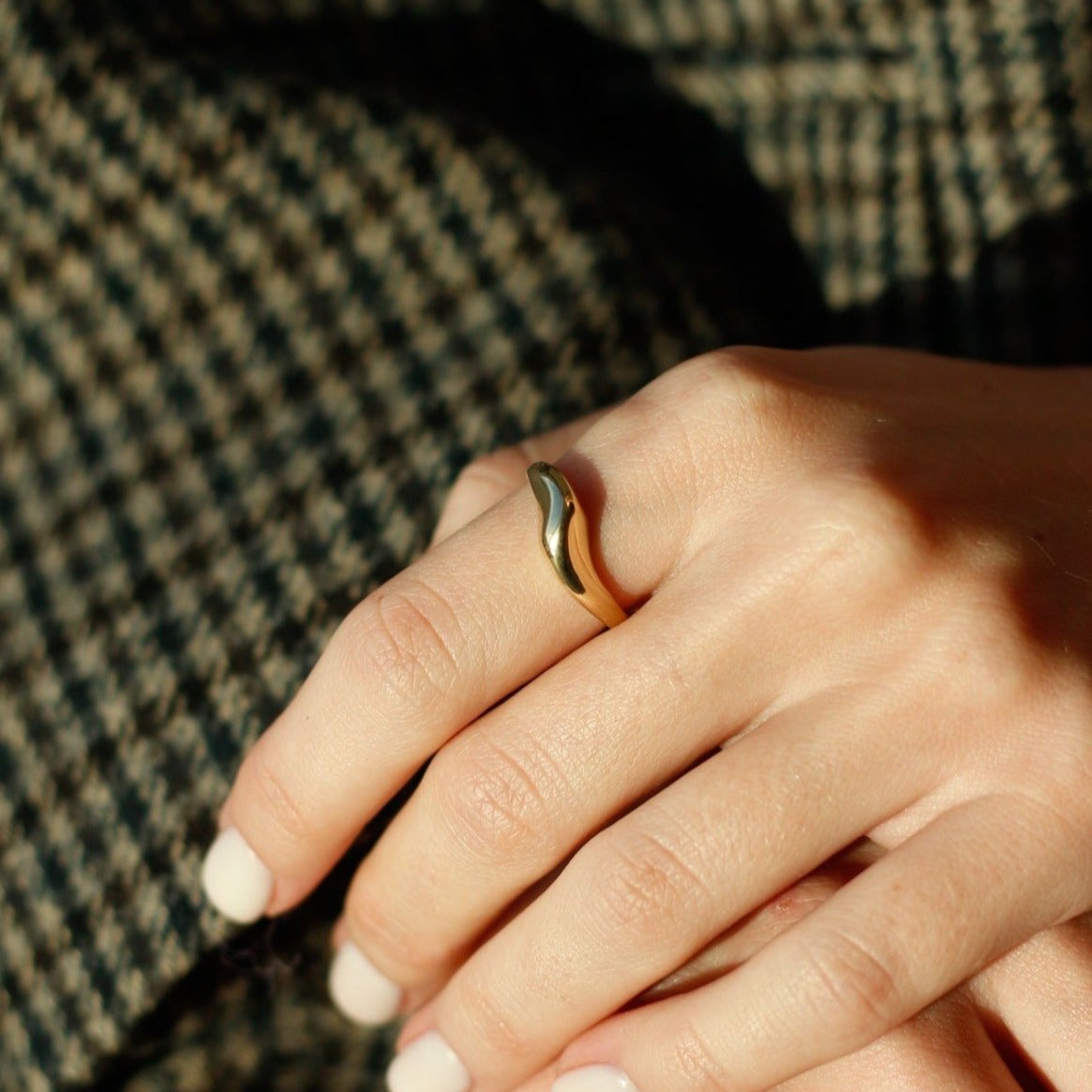 Bold Wave Ring